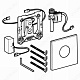 Geberit Привод бесконтактного смыва HyTronic Mambo 116.033.FW.1 для писсуара, работа от батарей – картинка-7